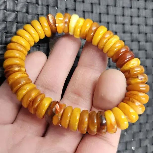 Bracelet en ambre naturel pour hommes et femmes