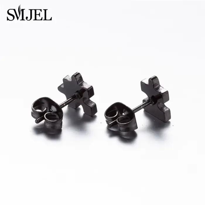 Boucles d'Oreilles en Acier Inoxydable, Bijoux à la Mode, Petit Animal, Punk, Croix, Musique, Parapluie, Ballet, Cadeaux