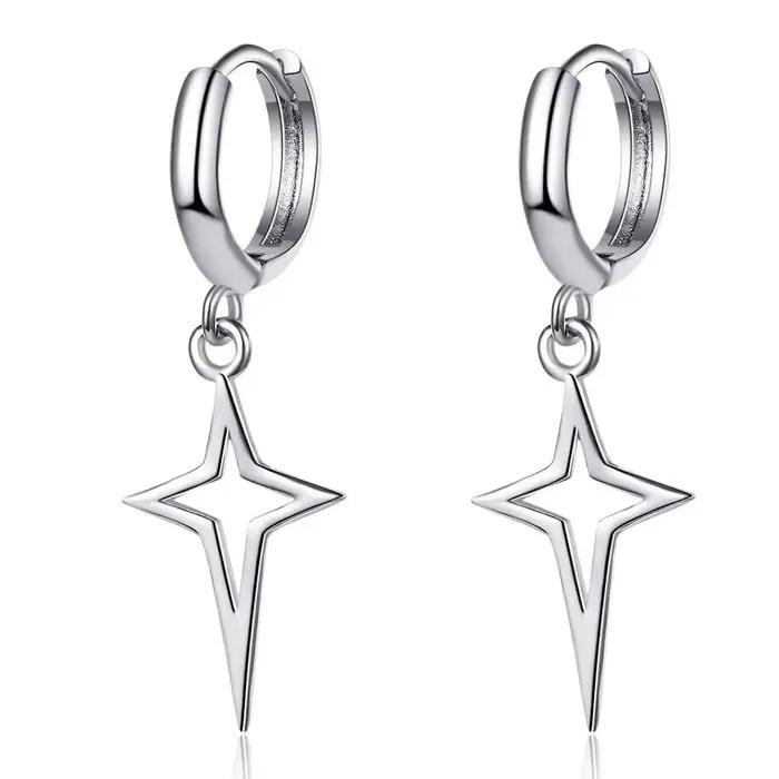 Boucles d'oreilles étoile élégantes en argent Sterling 925 pour femmes, accessoires de bijoux de mod