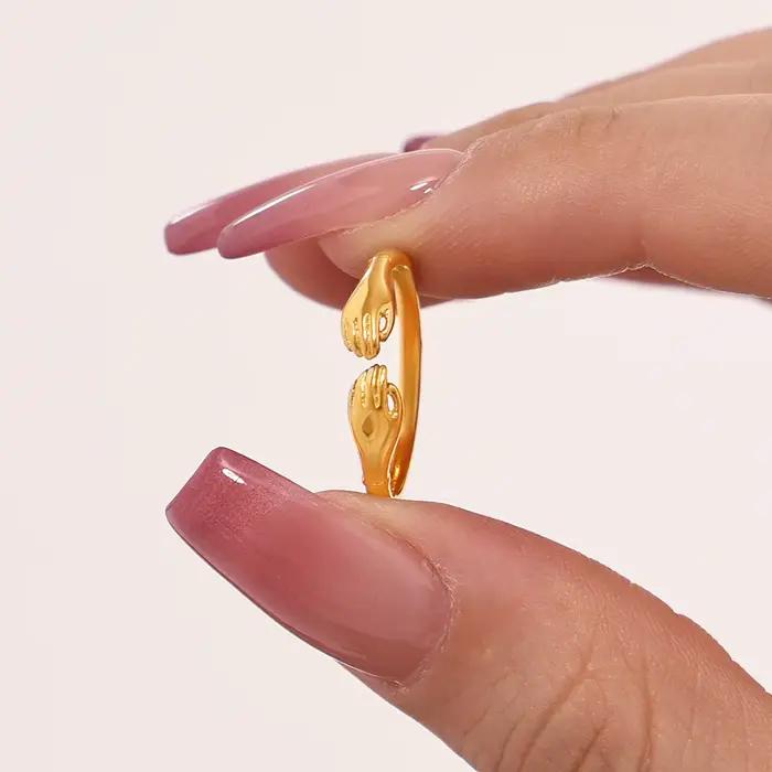 Bague « Deux Mains qui s'Étreignent » pour Femme