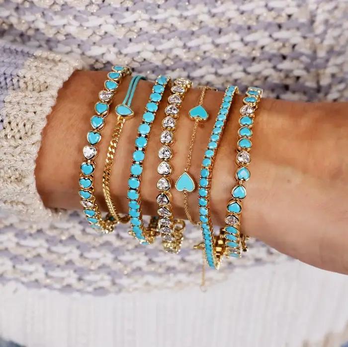 Bracelet en zircone cubique 5A CZ