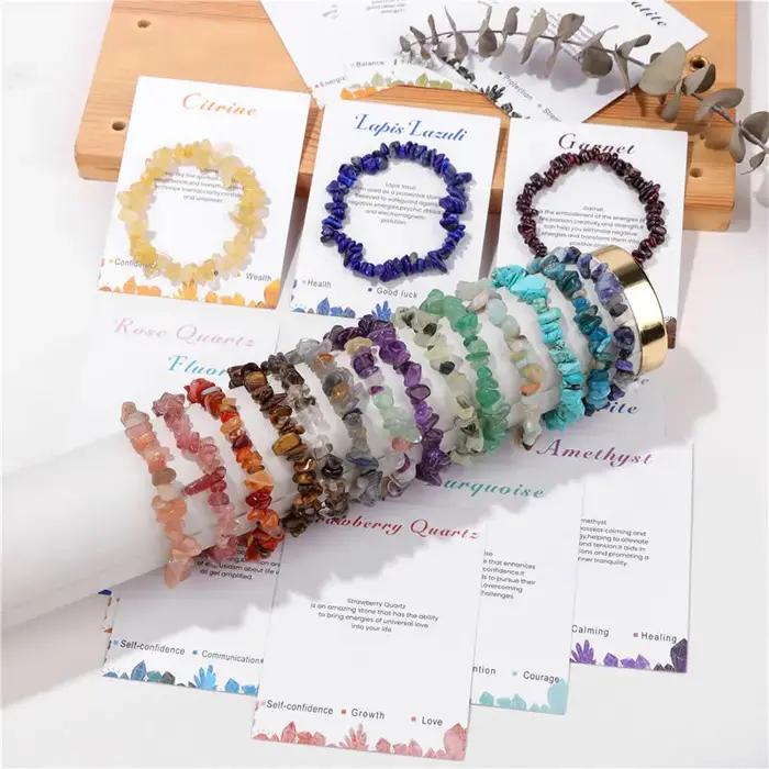 Bracelet artificiel astique en Pierre Naturelle pour Homme et Femme