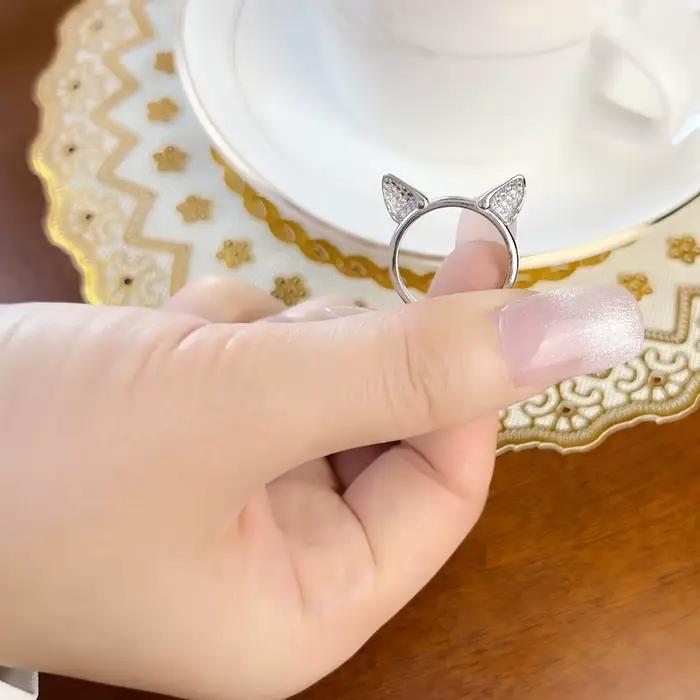 Bague oreilles de chat