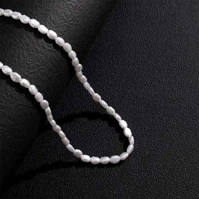Collier de perles aliennes baroques pour hommes et femmes