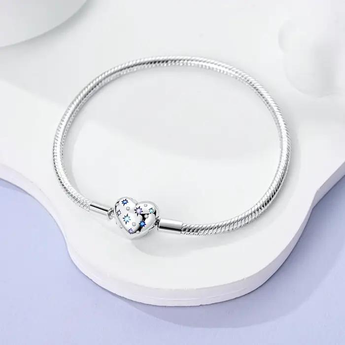 Bracelets Pandach 925 couleur argent classique amour pour toujours papillon étoile