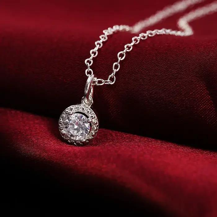 Collier en argent Sterling 925 pour femmes