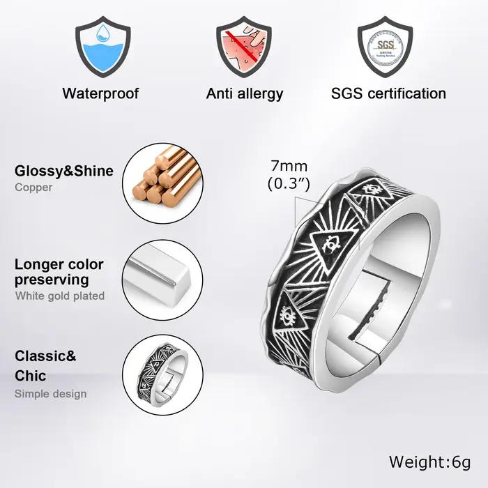 Bague Oeil de Dieu pour Hommes et Garçons