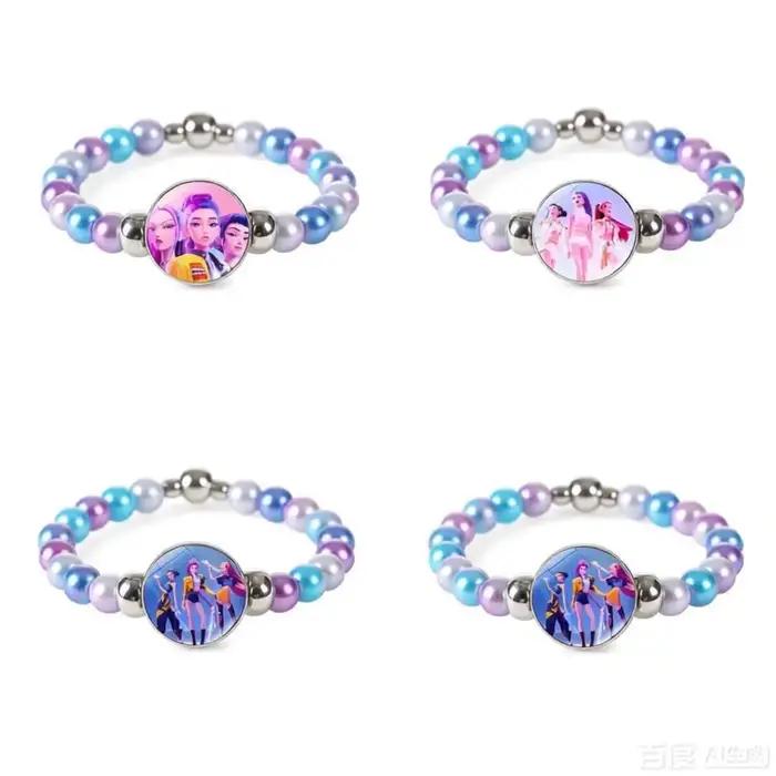 Bracelets pour filles Rumi Zoey Mira bijoux avec figurines de dessins animés accessoires pour enfants cadeau de Noël jouet tendance ludique