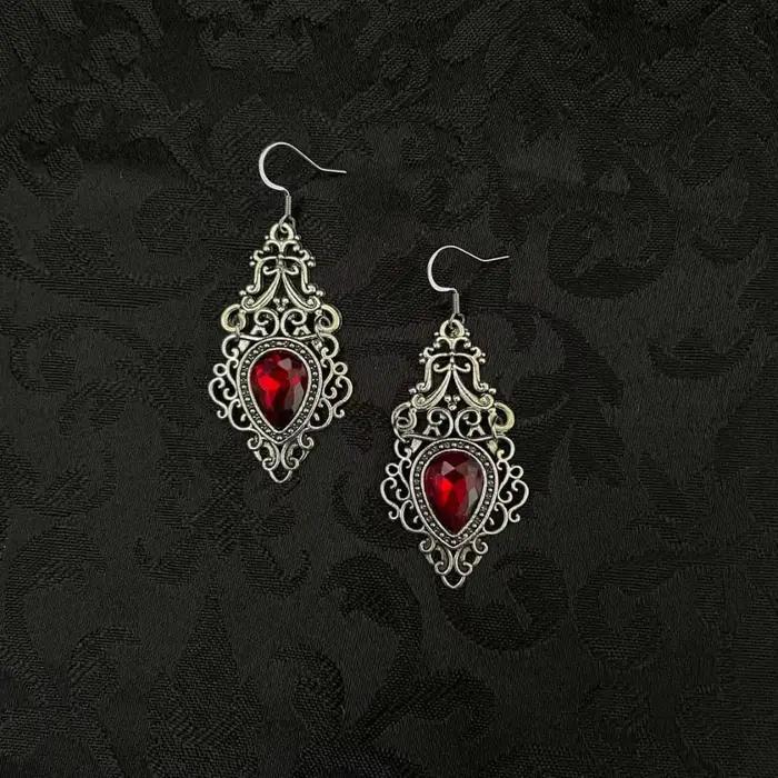 Boucles d'oreilles gothiques Victoria en filigrane celtique