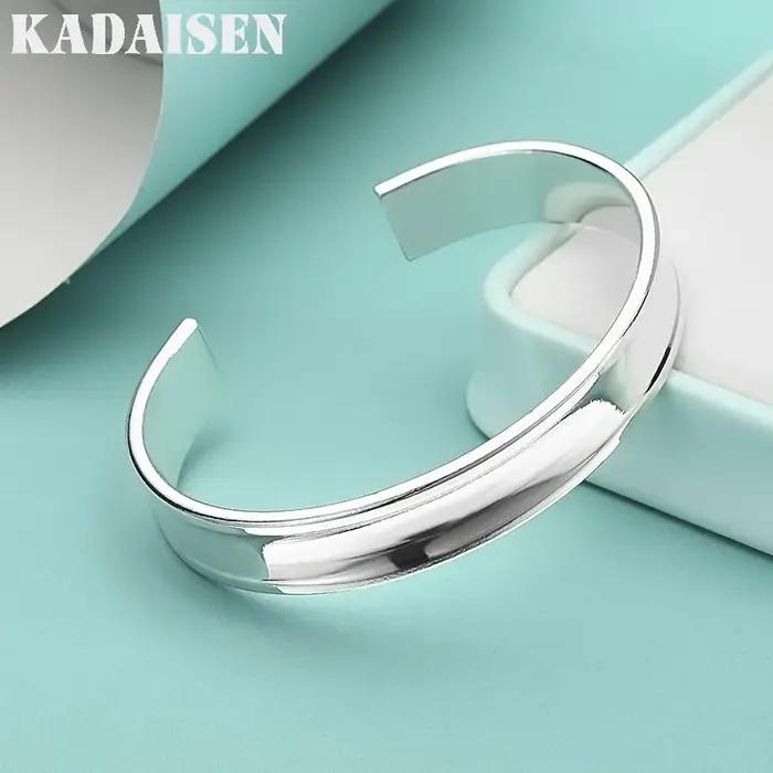 Bracelets élégants en argent Sterling 925 pour femmes, réglables, accessoires de mode pour fête et m