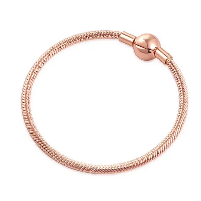 Bracelet en argent sterling 925 avec chaîne serpent et maille pour femme fermoir cœur et cube bijou tendance cadeau pour elle occassions spéciales