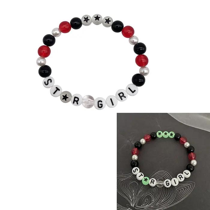 Bracelets faits à la main avec lettres pour hommes et femmes