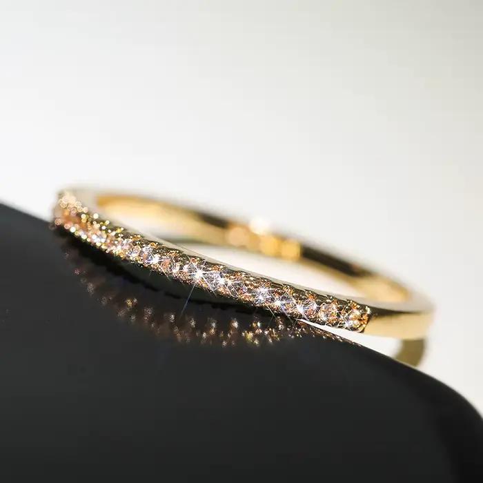 Huitan – bagues fines minimalistes pour femmes