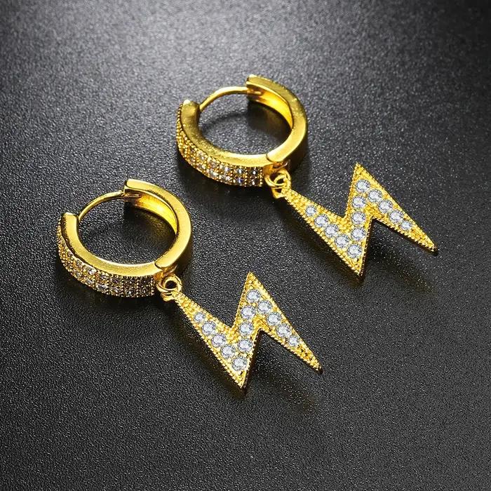 Boucles d'oreilles rappeur hip hop pour femmes