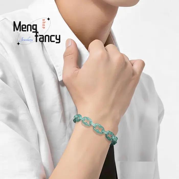 Bracelet en jadéite naturelle de qualité