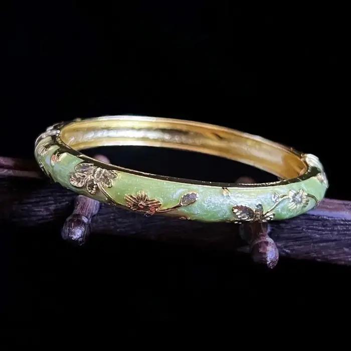 Bracelet en émail cloisonné chinois