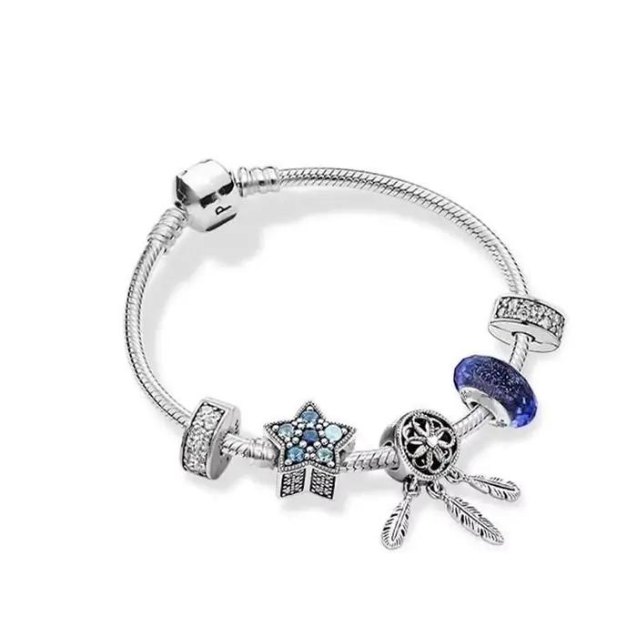 Bracelets à main en argent Sterling 2025 Original pour femmes
