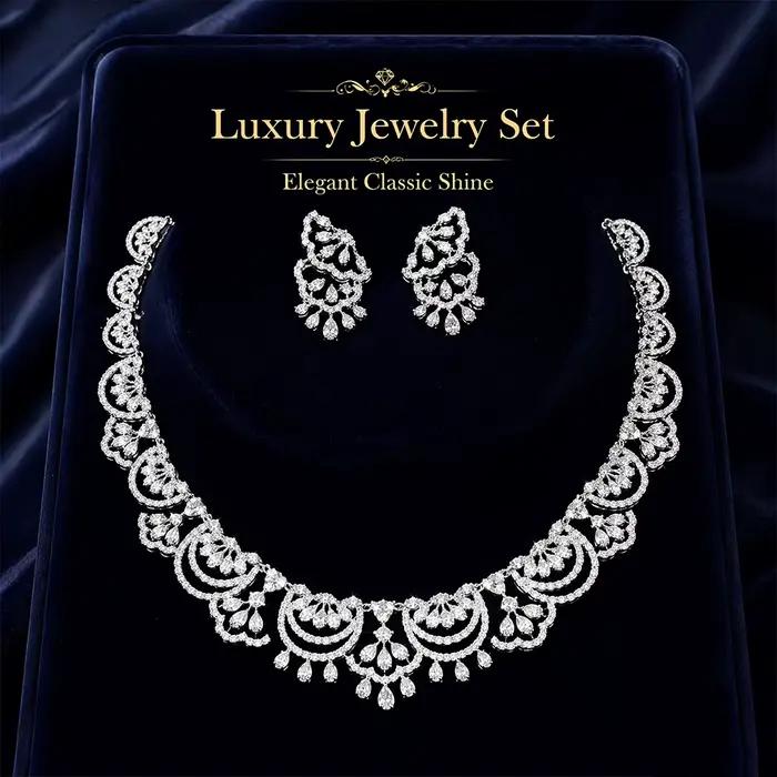 Nouveauté 2026 : Parure de bijoux de luxe (colliers