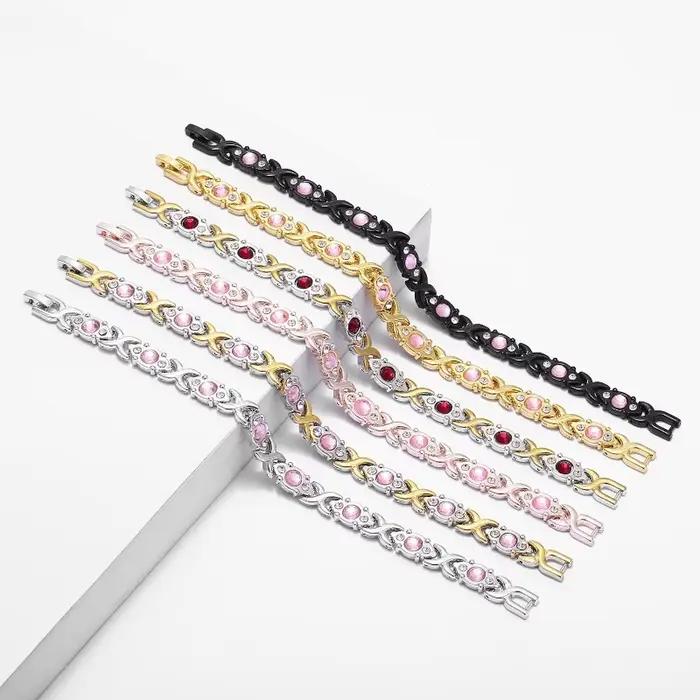 Bracelets magnétiques énergétiques en alliage écologique pour femmes