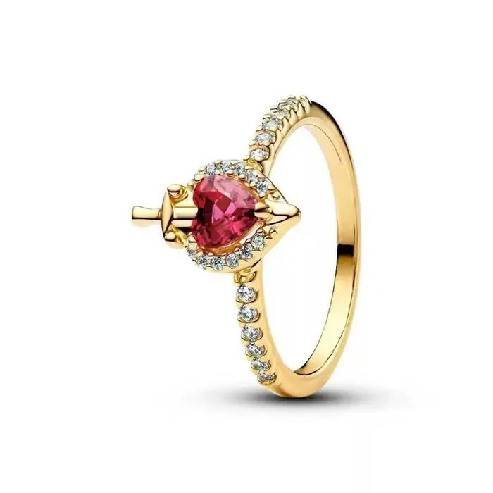 Bague « Maman » en argent sterling S925 avec fleur et zircon