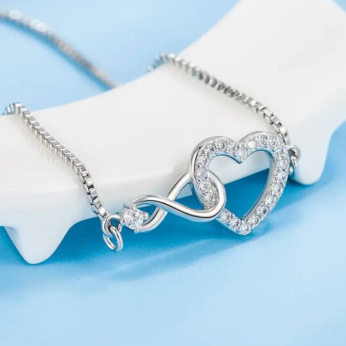 Bracelets à main en argent Sterling 925 pour femmes