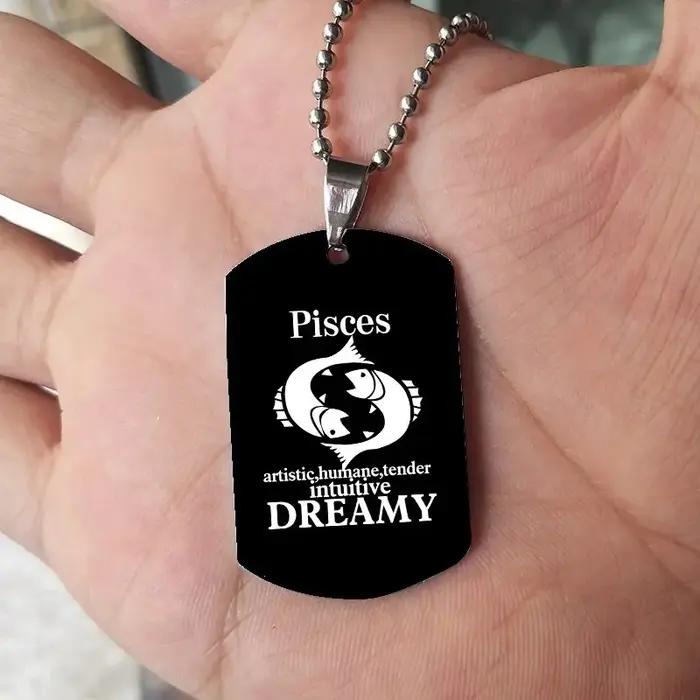 Collier des 12 signes du zodiaque pour hommes et femmes