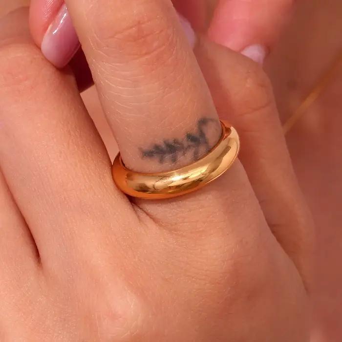 Bague en acier inoxydable 316L La.Muses élégante pour femmes parties occasions spéciales