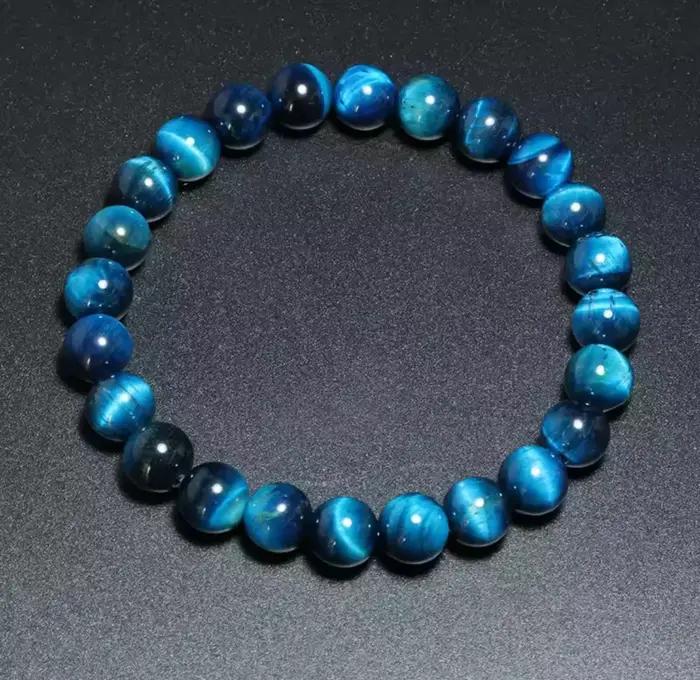 Bracelet 100% naturel en œil de tigre pour hommes et femmes