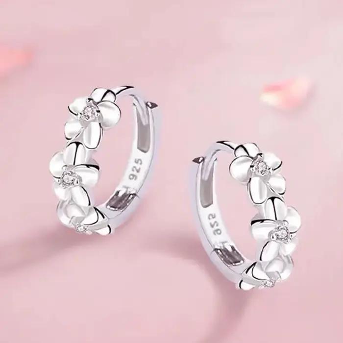 Boucles d'oreilles à aiguilles en argent Sterling 925 pour femmes, bijoux de mariage de haute qualit