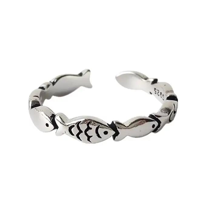 Bagues réglables en argent Sterling 925 pour femmes