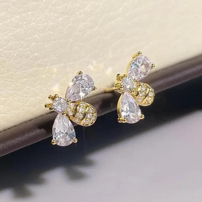 Nouvelles boucles d'oreilles en argent sterling 925