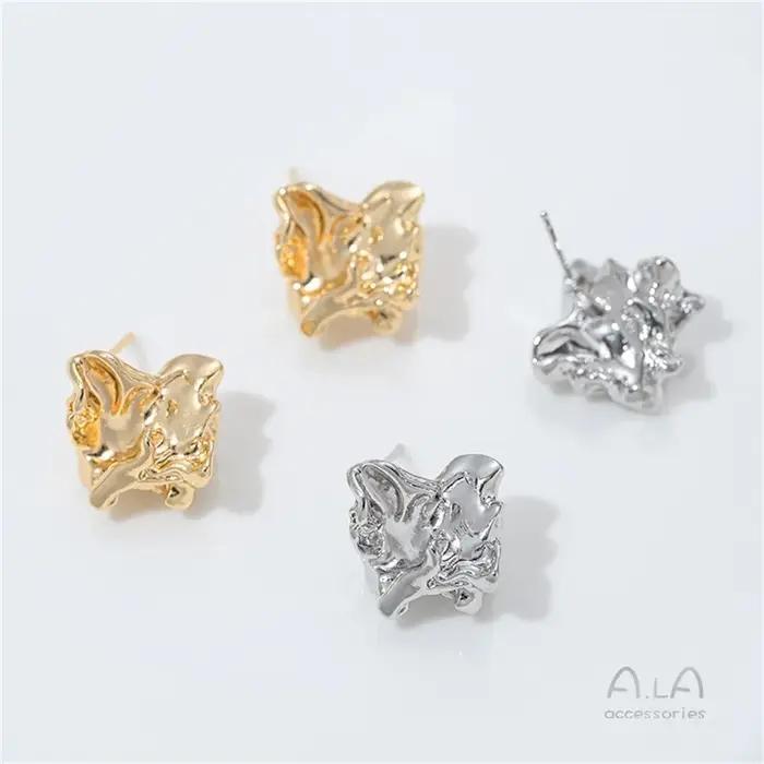 Boucle d'oreille multi-suspension plaquée or 14 carats
