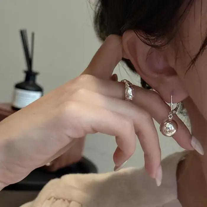 Boucles d'oreilles en argent regardé 925 pour femmes