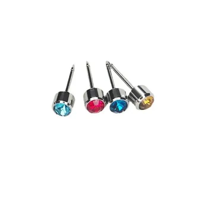Clous de Boucles d'Oreilles Hypoallergéniques en Acier Inoxydable