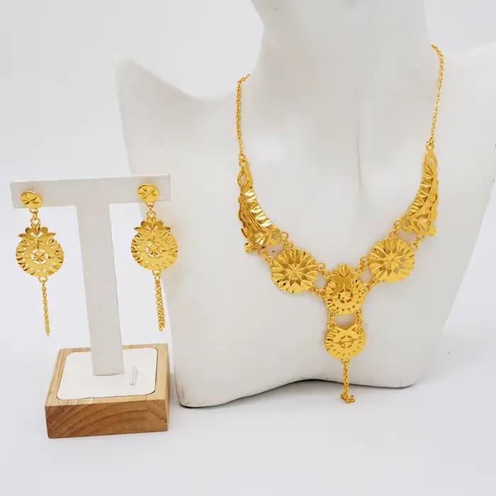 Ensembles de bijoux GDJWRI pour femmes style indien moderne or dubai pour occasions spéciales anniversaires et mariages