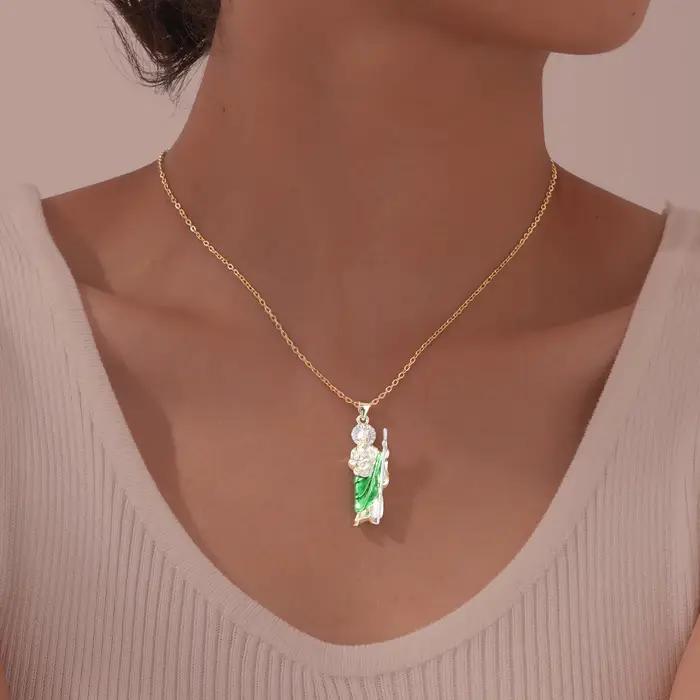 Collier pendentif en forme de cœur surdimensionné