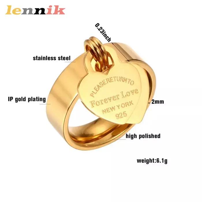 LENNIK – bague d'amour légère et de luxe pour femmes
