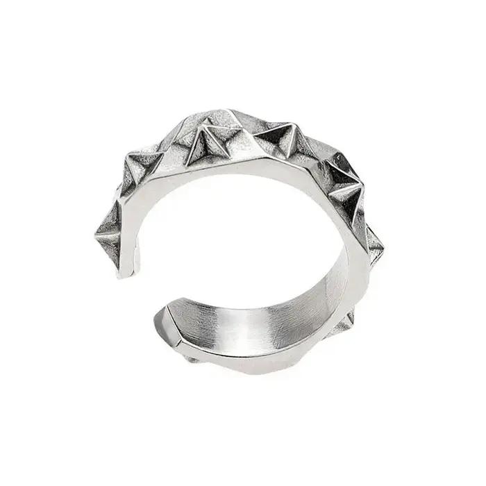 Bague étoile en argent Sterling 925 pour femmes, bagues de cocktail ajustables, bijoux de luxe pour occasions spéciales et fêtes