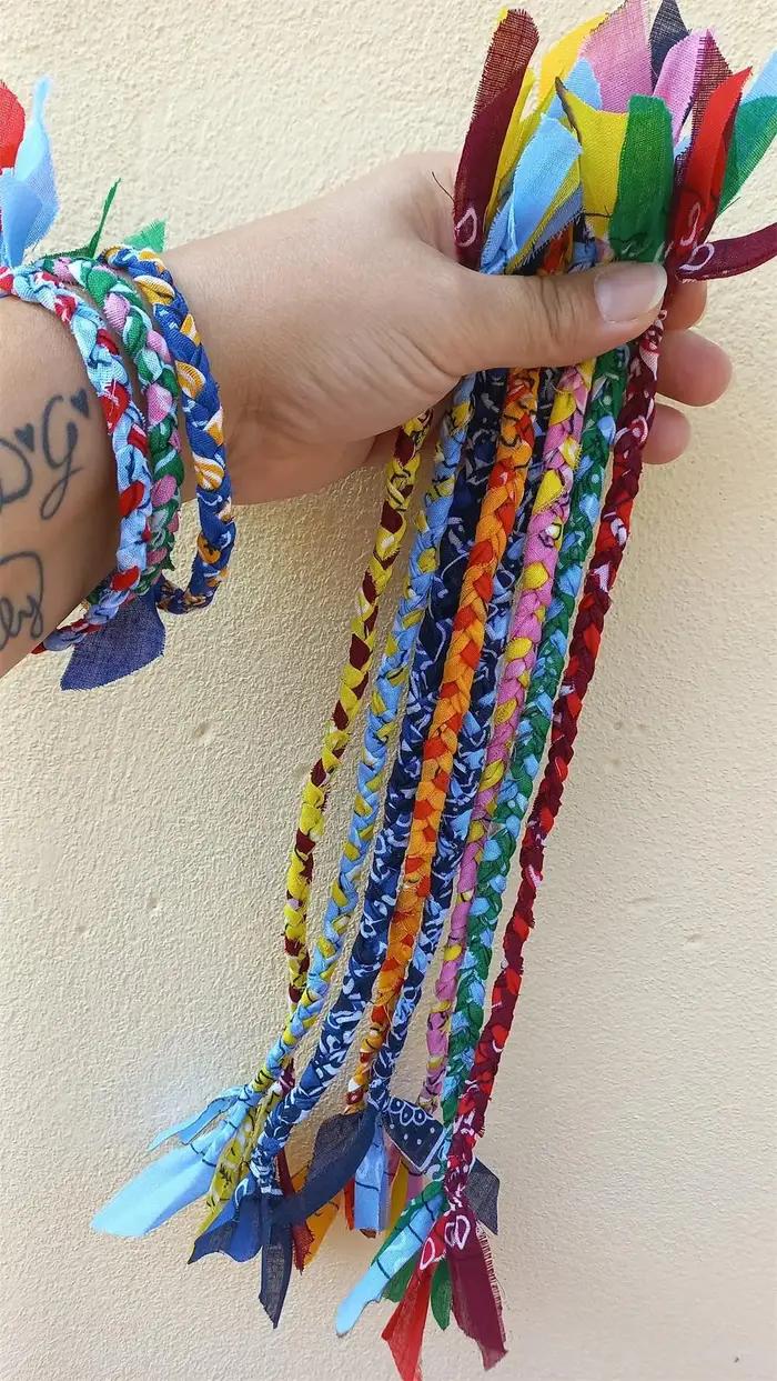 Bracelet Bandana fait à la main pour femmes et filles