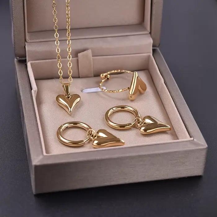 Ensemble de bijoux d'amour pour filles élégantes