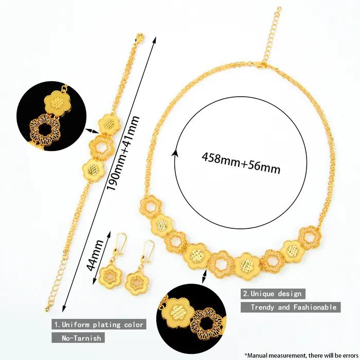 Parure de bijoux de mode de Dubaï