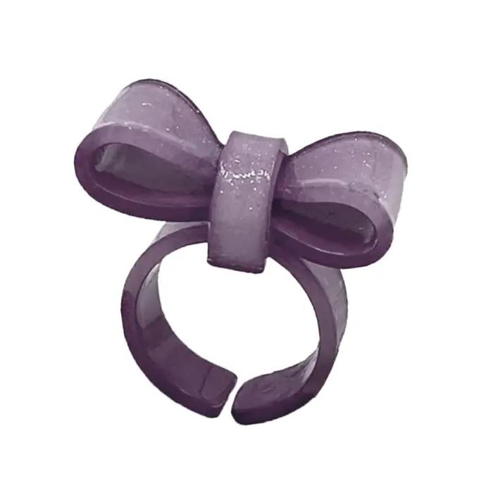 Anneaux d'été en résine colorée réglables pour femmes filles motifs géométriques style rétro chic occassions spéciales