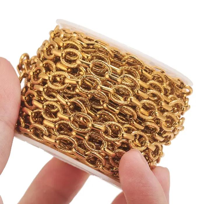Gros maillons filetés en acier inoxydable de 1M