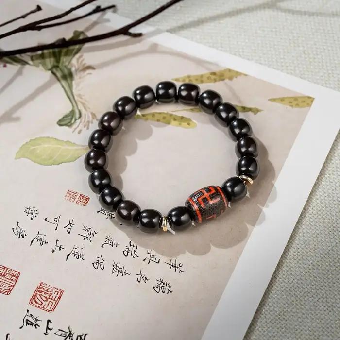 Bodhi Yuhua – Bracelet en vieux matériau naturel pour dix ans
