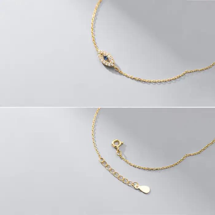 Bracelet en argent sterling 925 serti de zirconium blanc élégant à offrir pour femmes occasions festives et romantiques