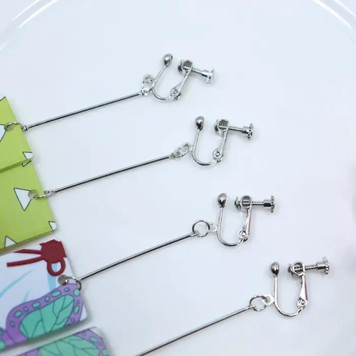 Boucles d'oreilles Tanjiro en acrylique pour femmes et filles