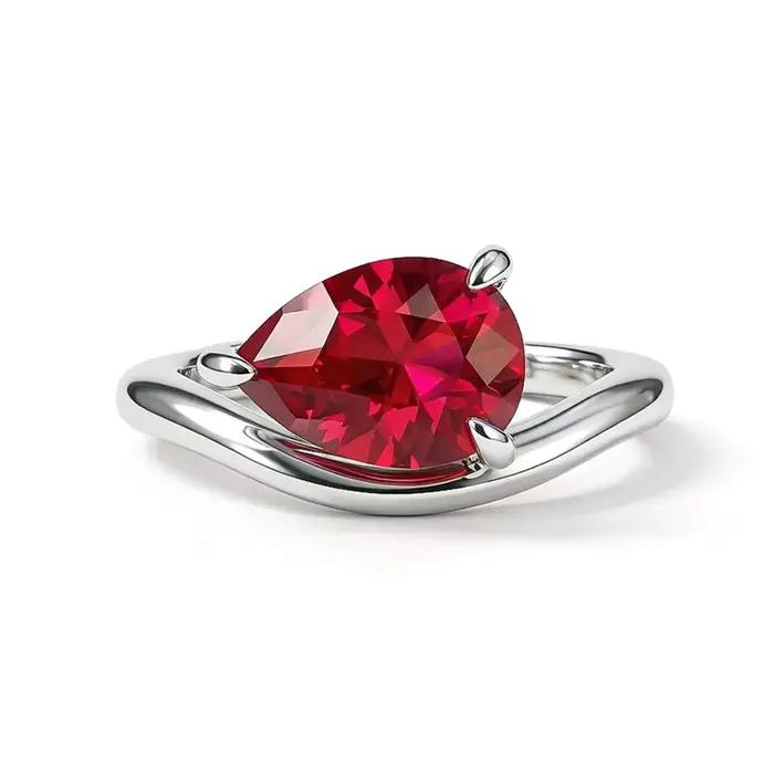 Wong Rain – bague en argent Sterling 100% 925