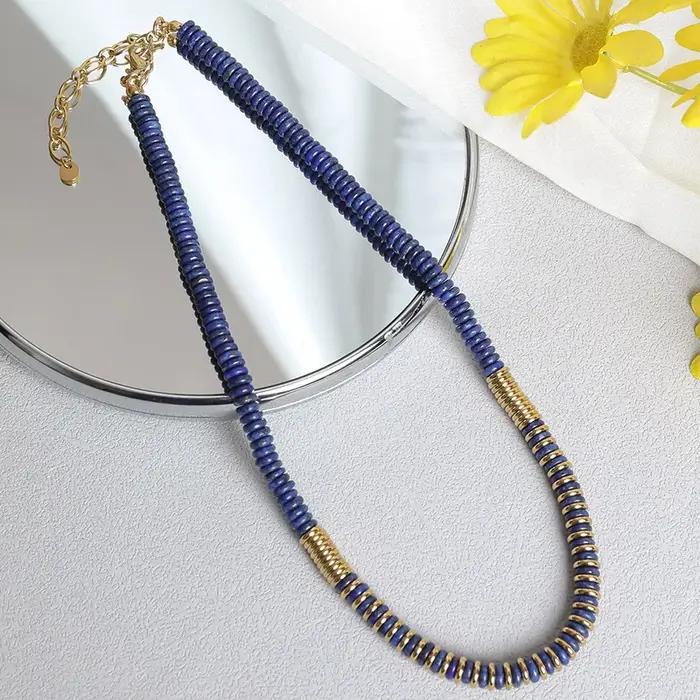 Collier de perles frisbee haut de gamme