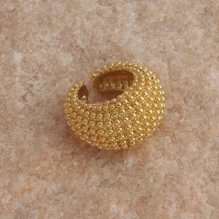 Bagues métalliques ouvertes pour femmes, bijoux à la mode, Vintage, tempérament, sensation de perle,