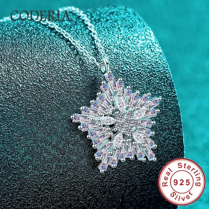 Collier pendentif étoile en moissanite certifiée plaqué or blanc 14 carats argent sterling cadeau pour femme occasions spéciales
